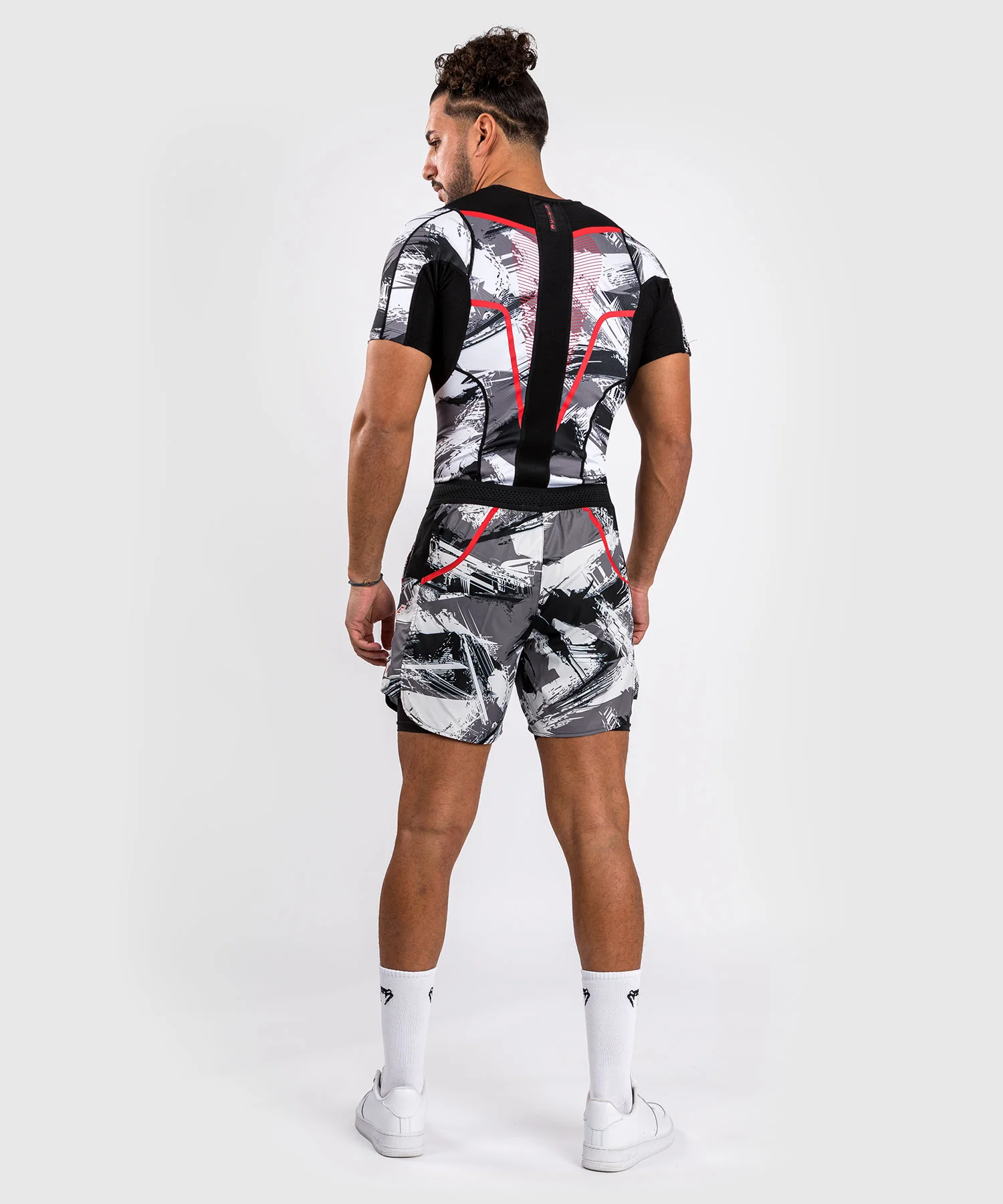Venum Electron 3.0 Training shorts - Grey/red