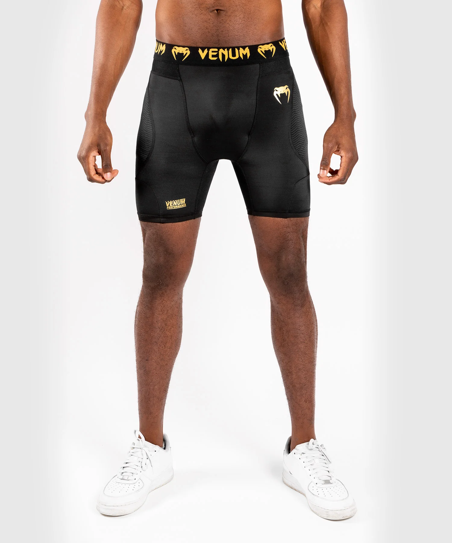 Venum G-Fit Compression Shorts - Black/Gold