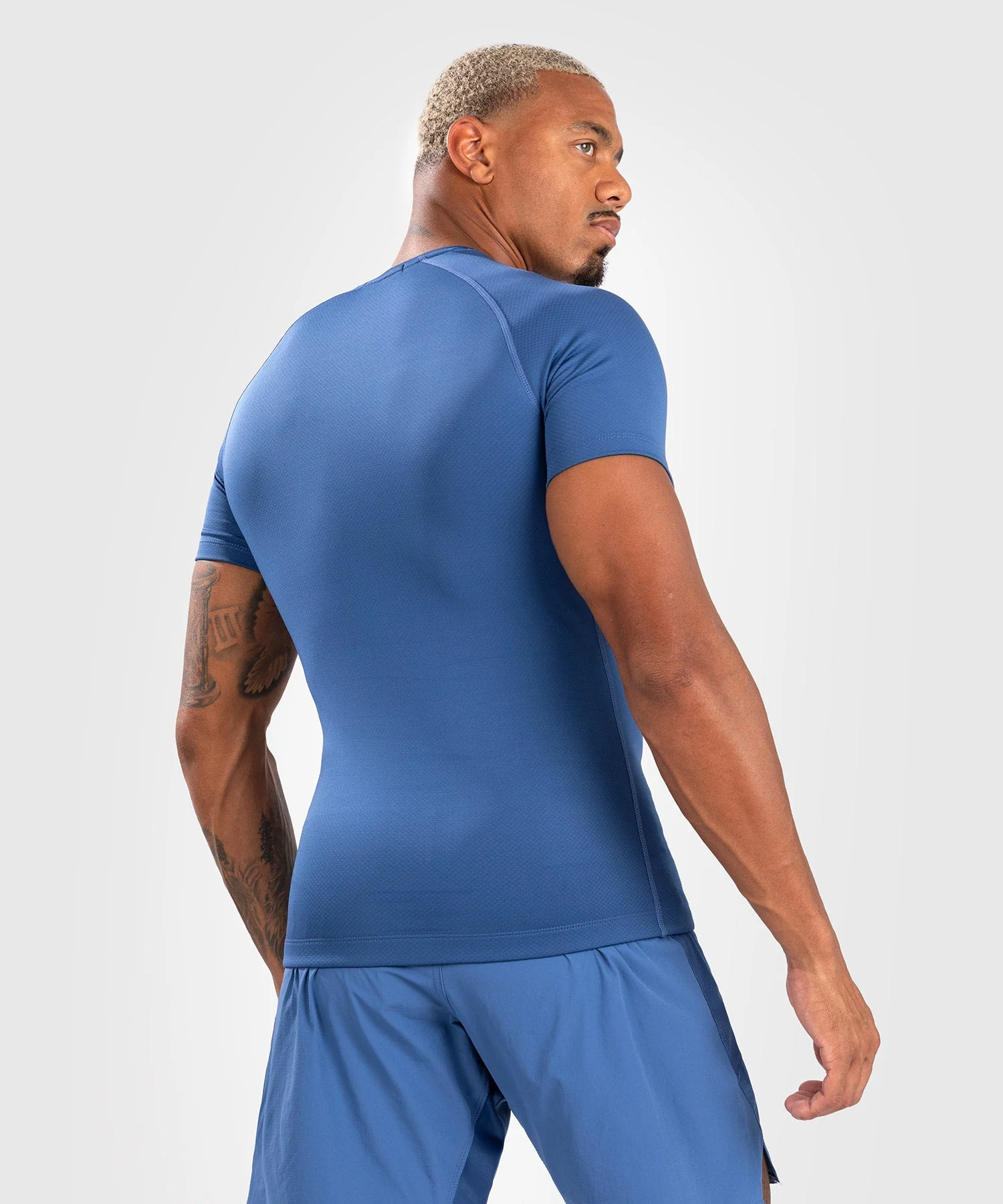 Venum Contender Men's Short Sleeve Rashguard - Blue