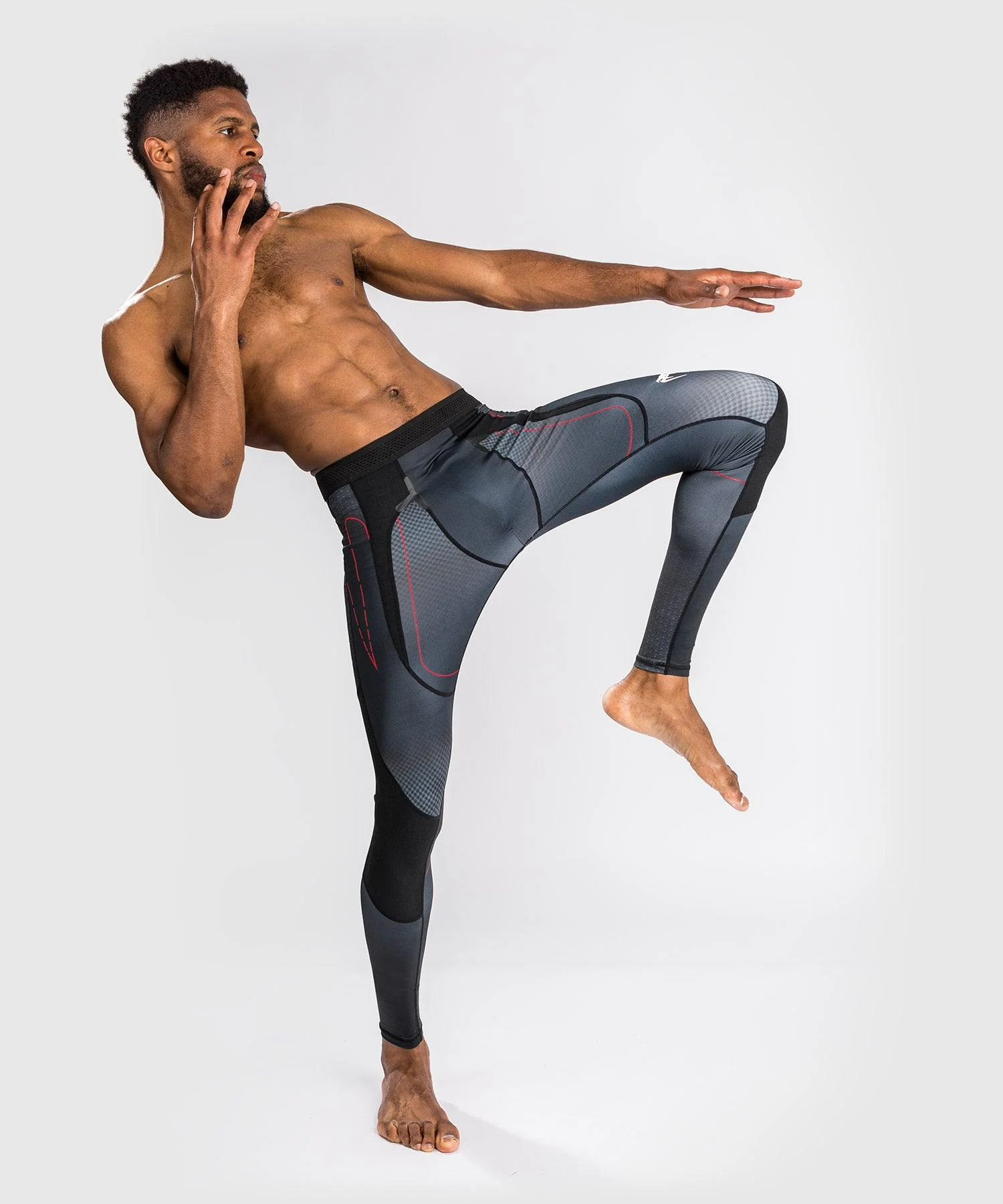 Venum Okinawa 3.0 Compression Tights - Black/Red