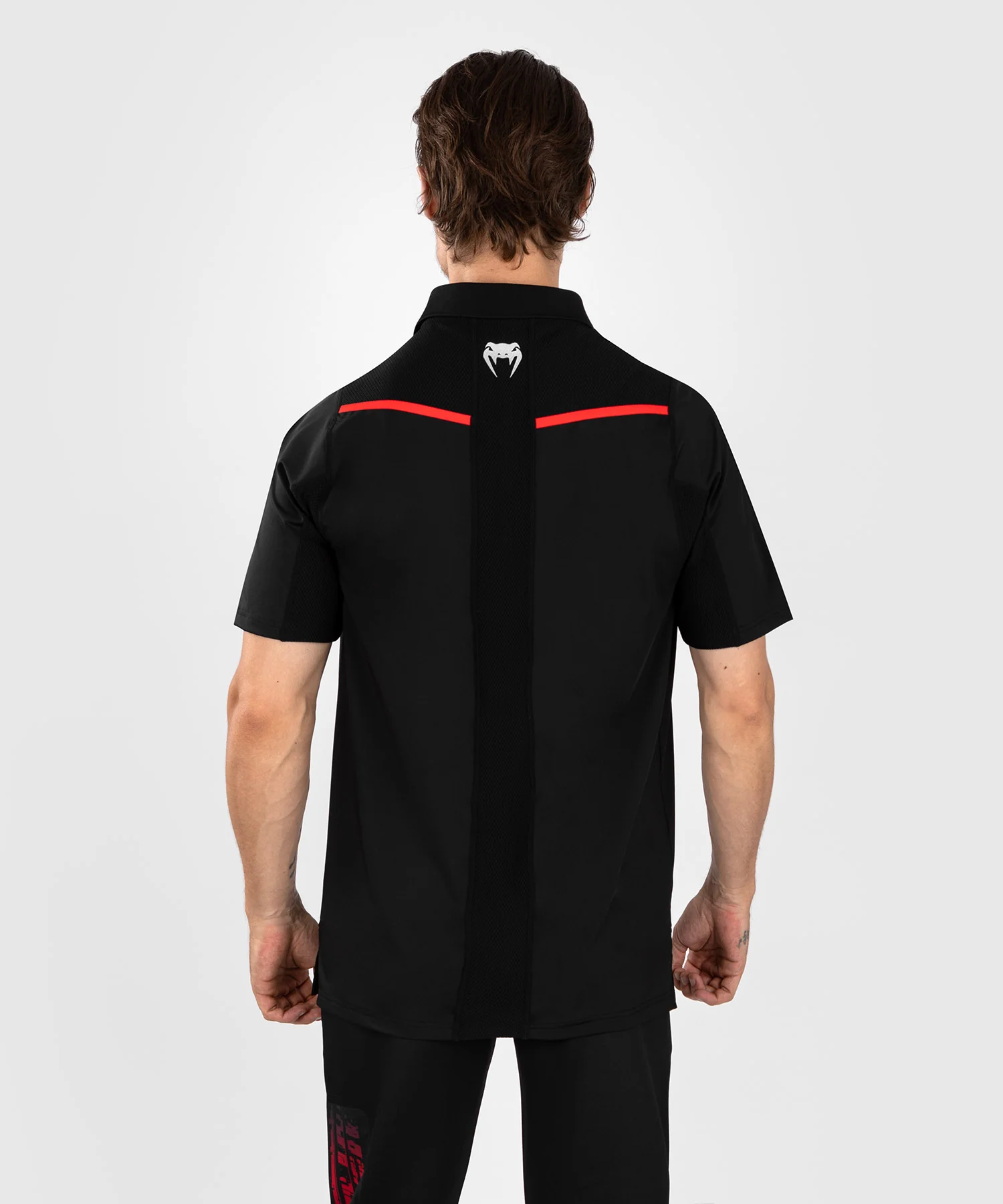 UFC Venum Performance Institute 2.0 Men's Polo Shirt - Black/Red