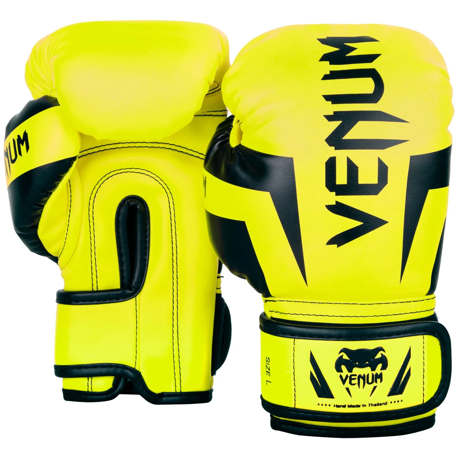Venum Kids Elite Boxing Gloves. Neo Yellow