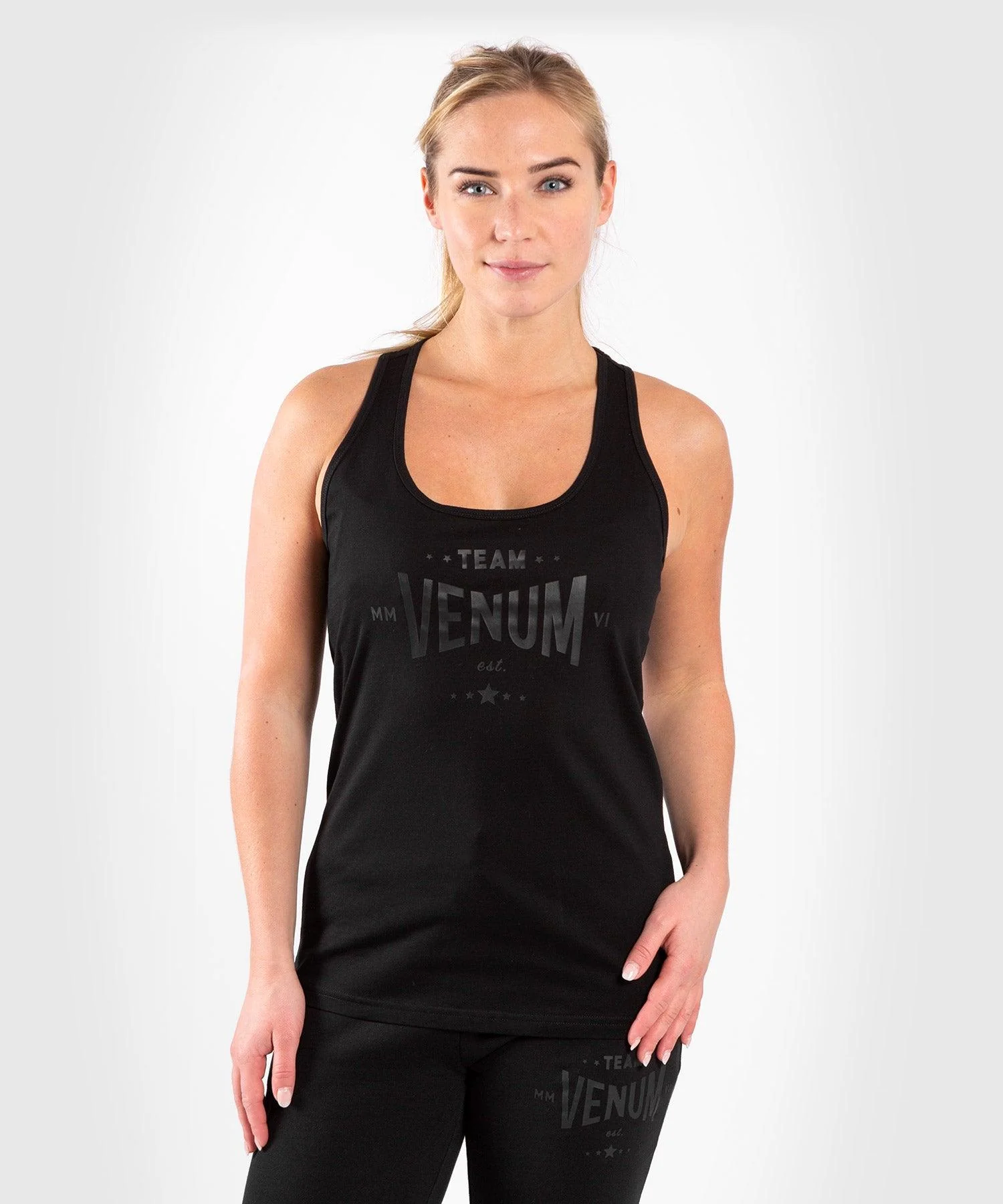 Venum Team 2.0 Tank Top - For Women - Black/Black