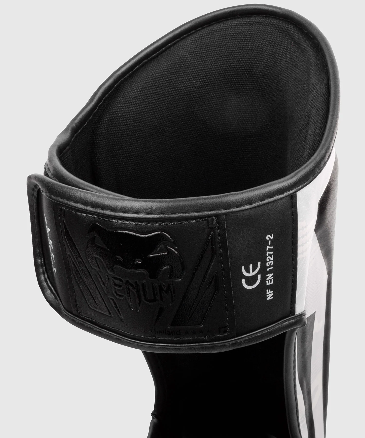 Venum Elite Shin Guards - White/Camo