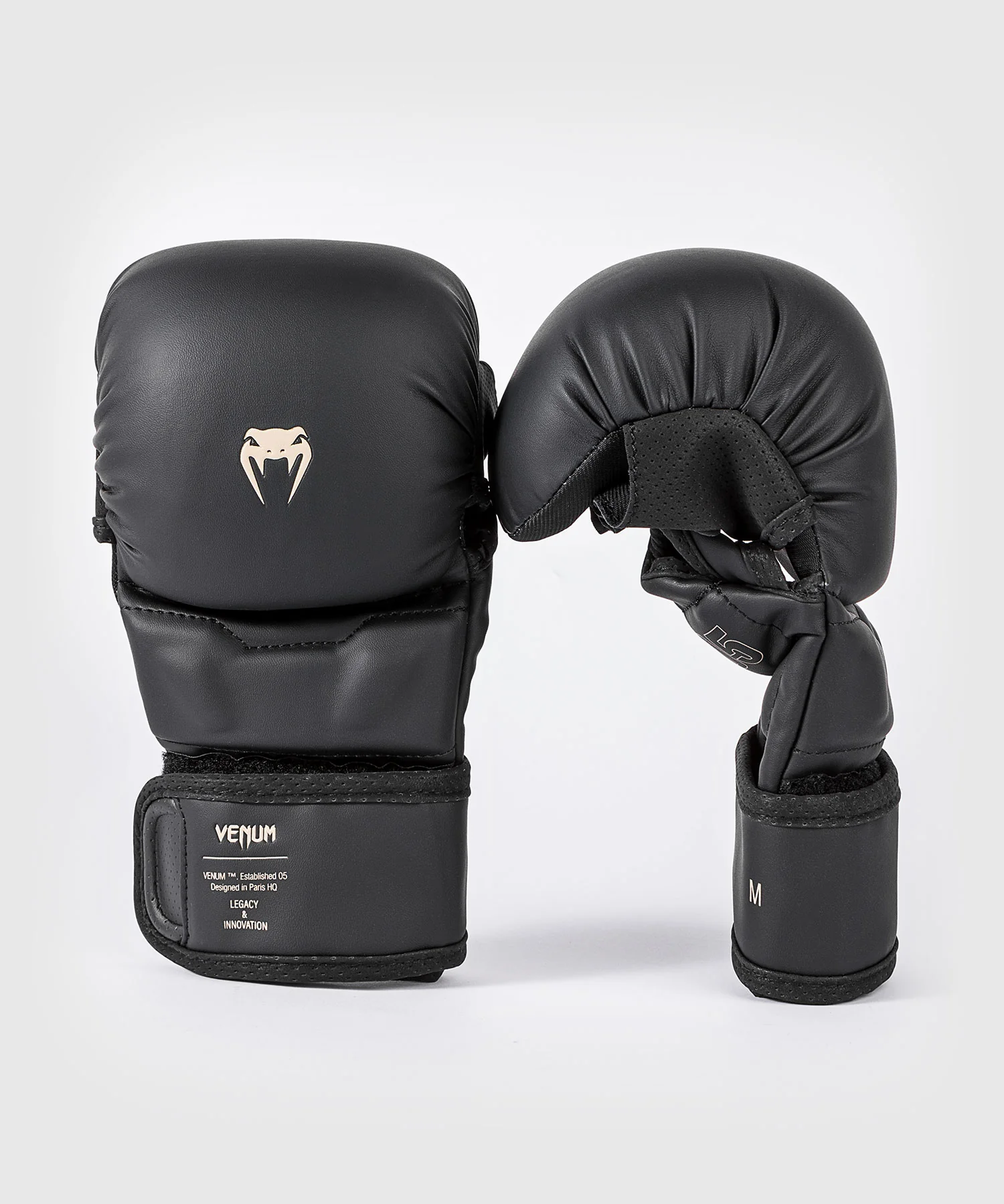 Venum Impact Evo Sparring MMA Gloves - Black