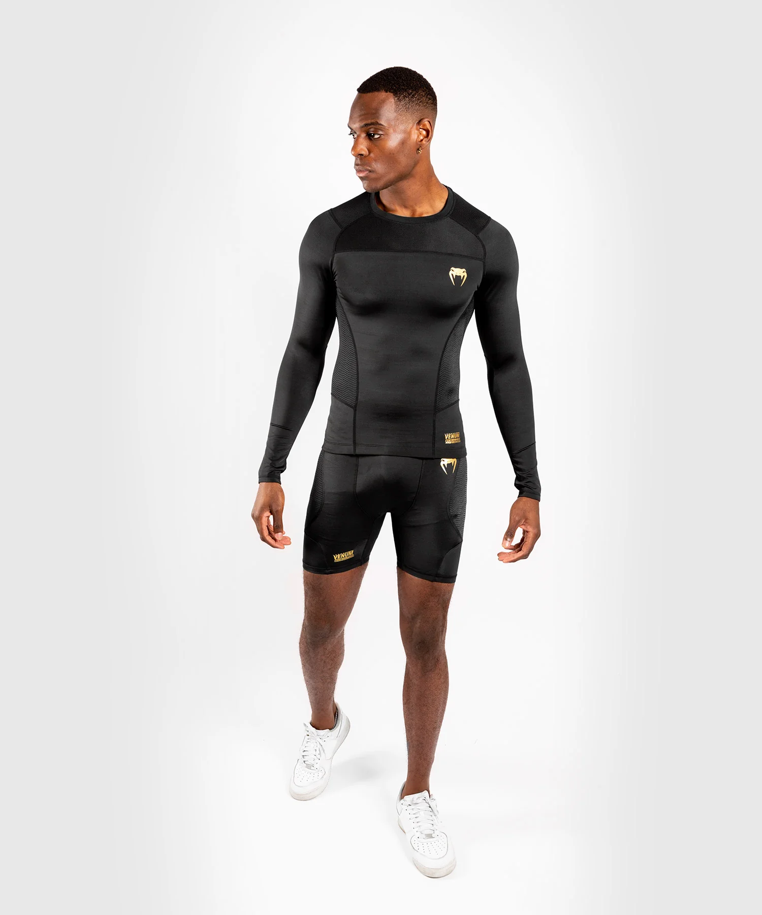 Venum G-Fit Compression Shorts - Black/Gold