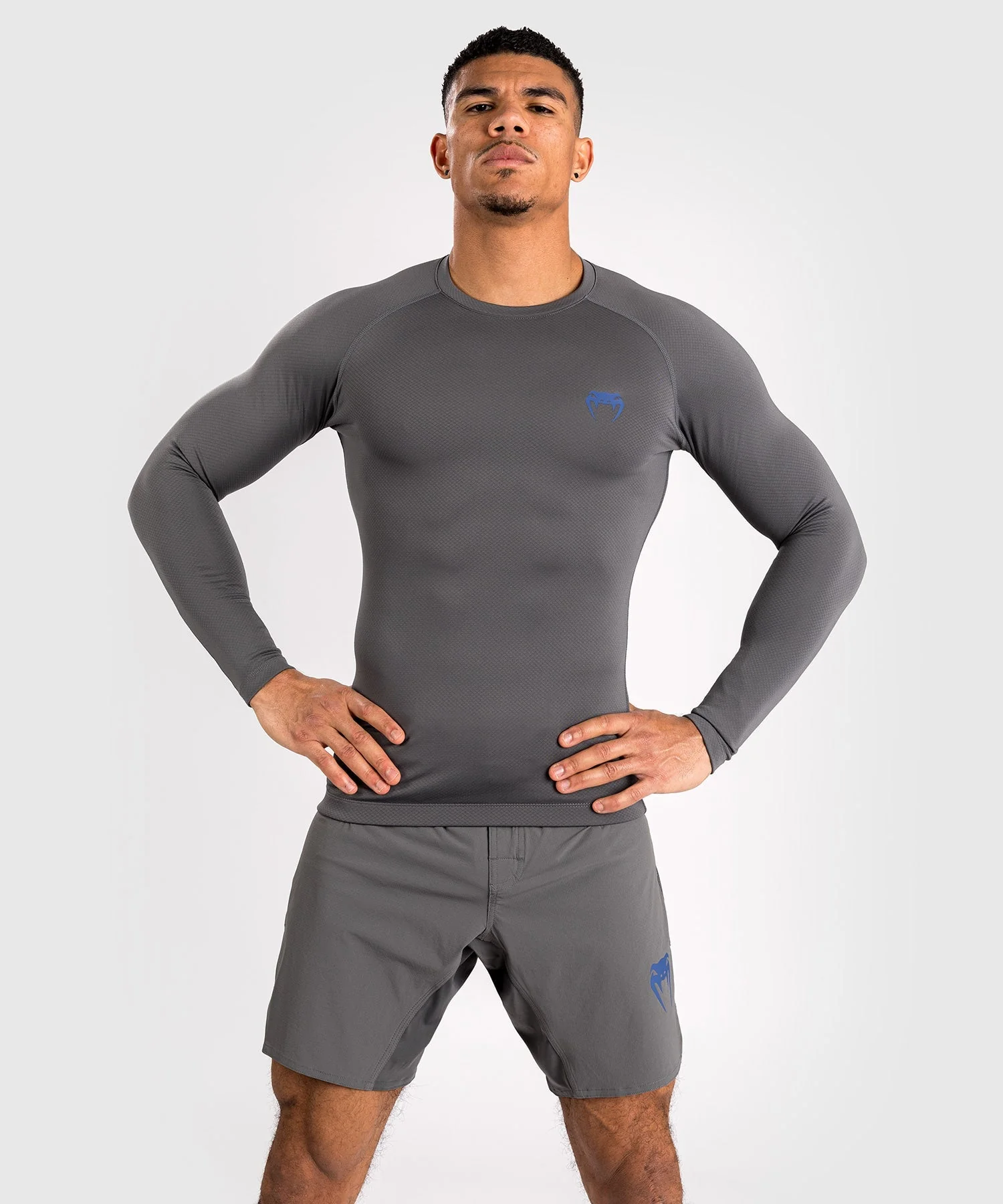 Venum Contender Men's Long Sleeve Rashguard - Grey