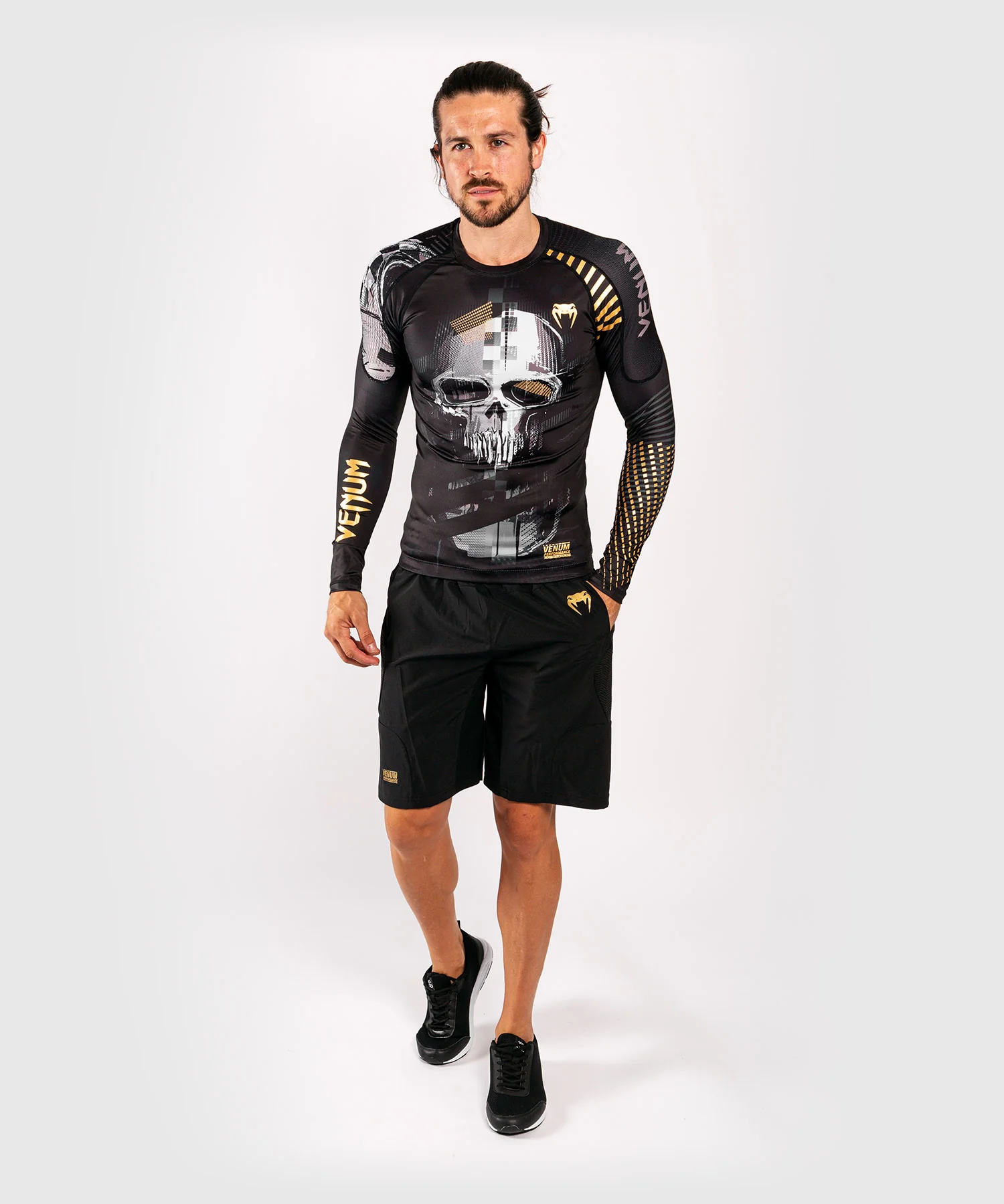 Venum Skull Rashguard - Long sleeves - Black