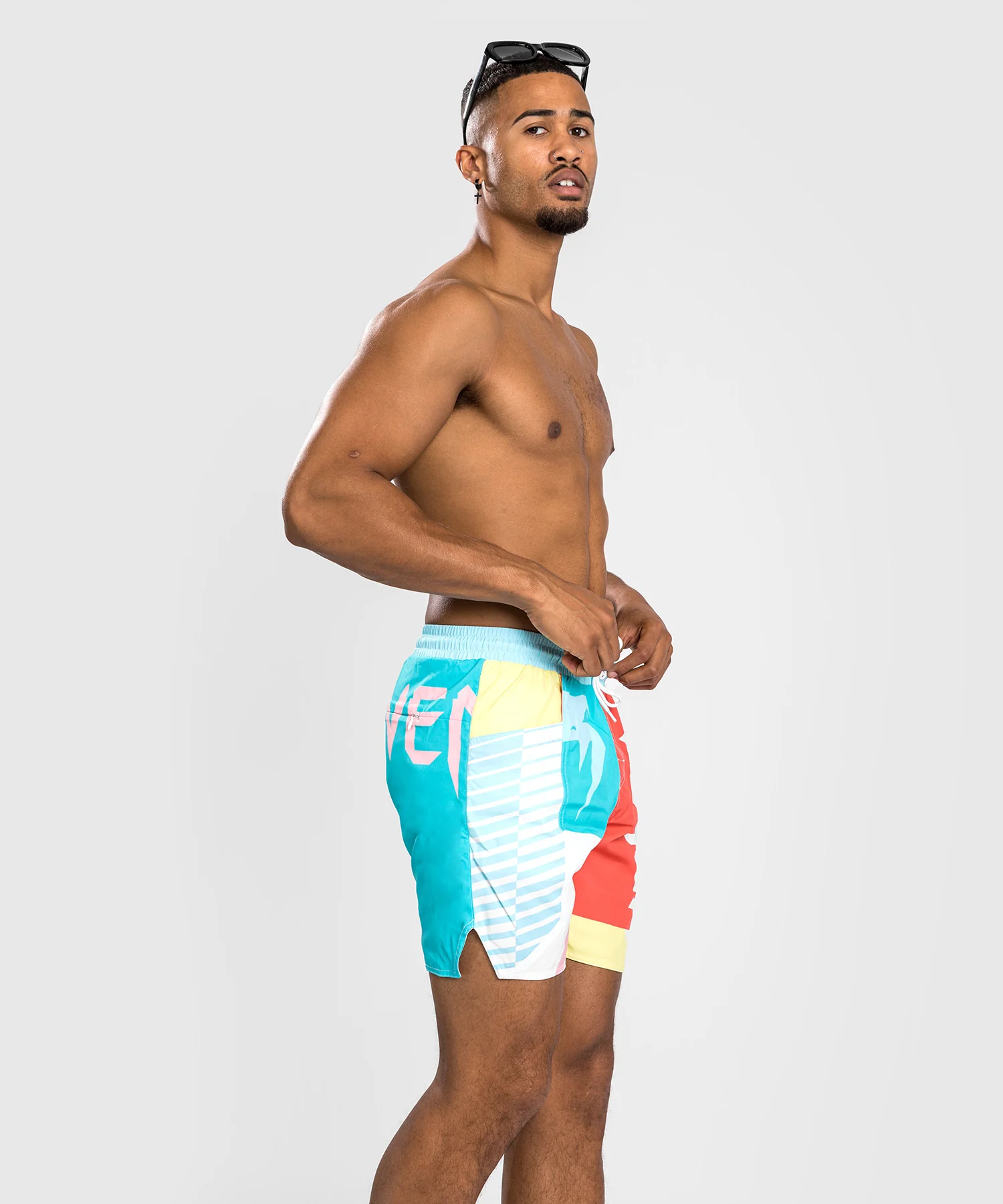 Venum Summer 88 Boardshorts - Clearwater Blue/Flame Red