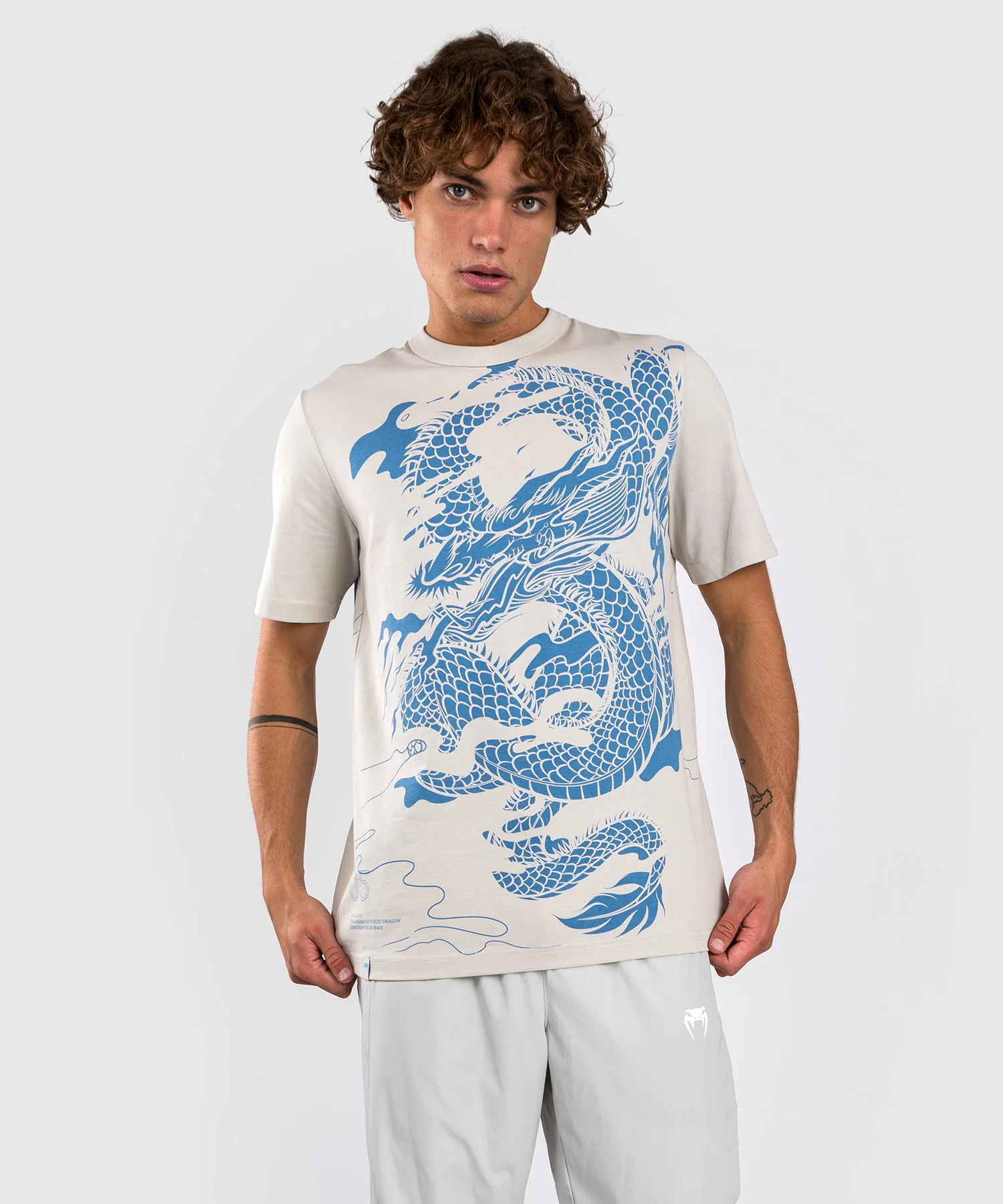Venum Dragon's Flight Men's T-Shirt - Misty Blue