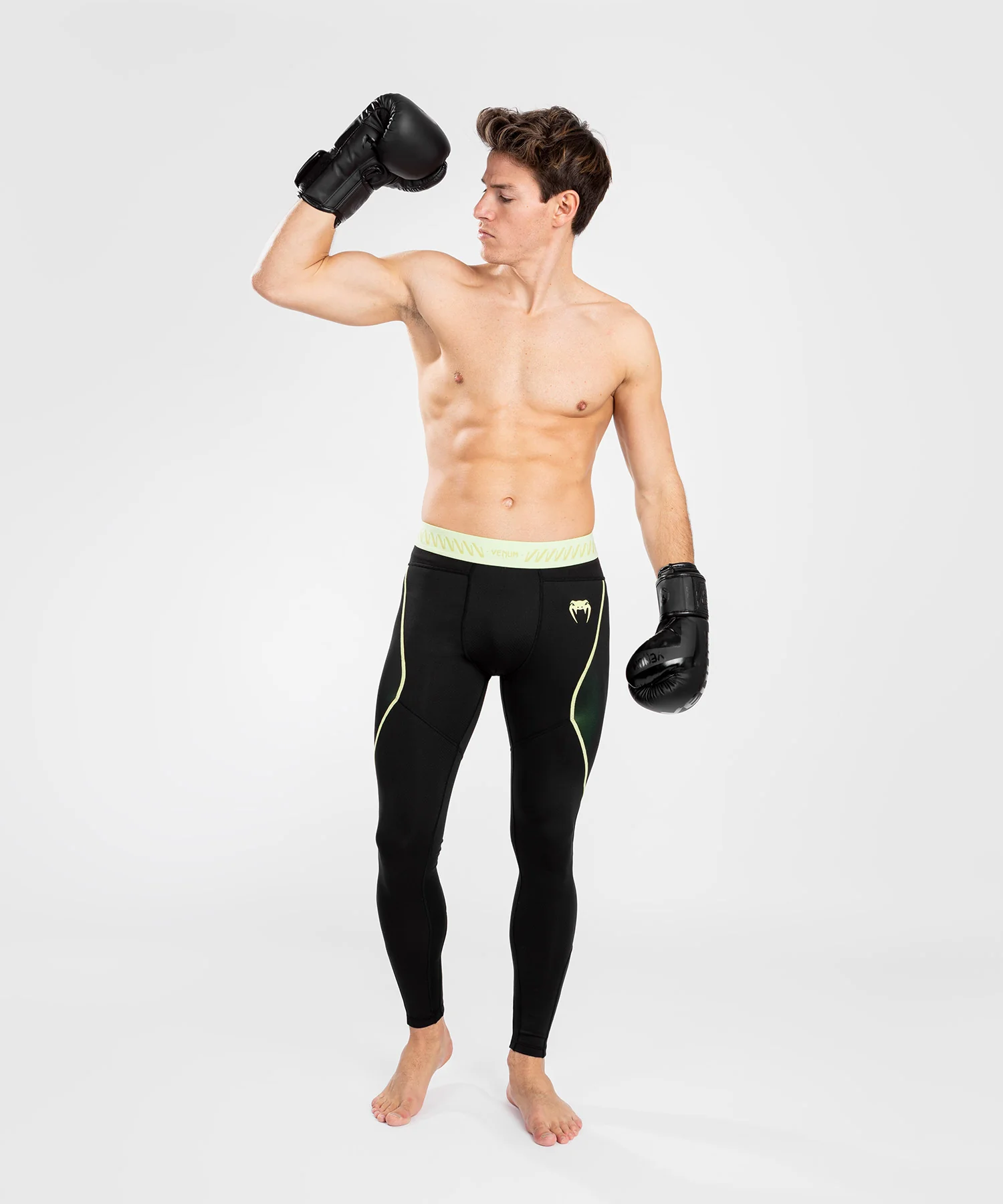 Venum Fusion 2.0 Men's Spats - Black/Yellow