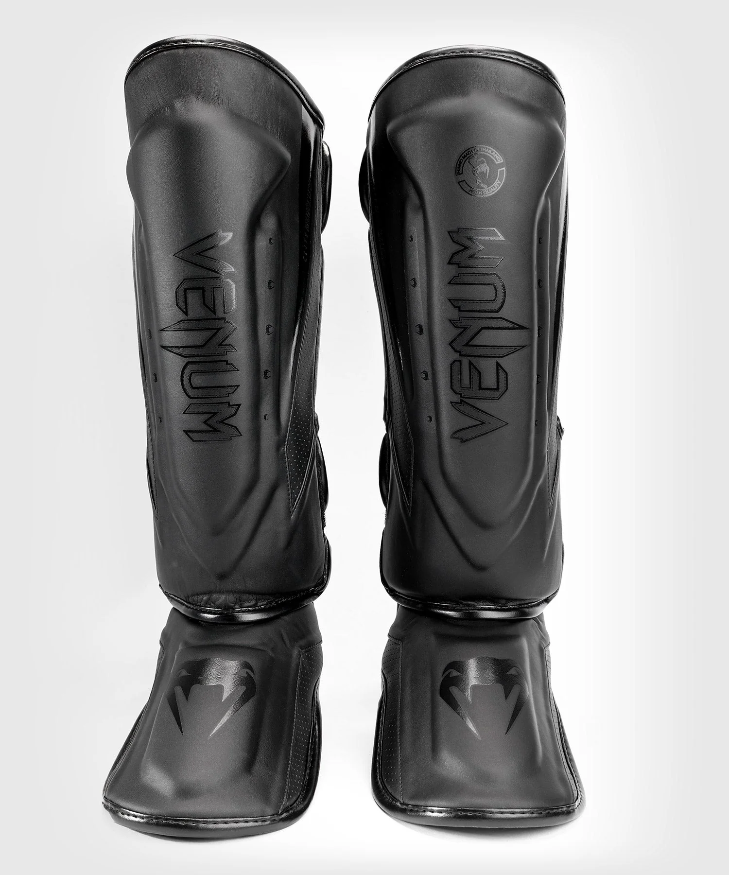 Venum Elite Evo Shin Guards - Black/Black