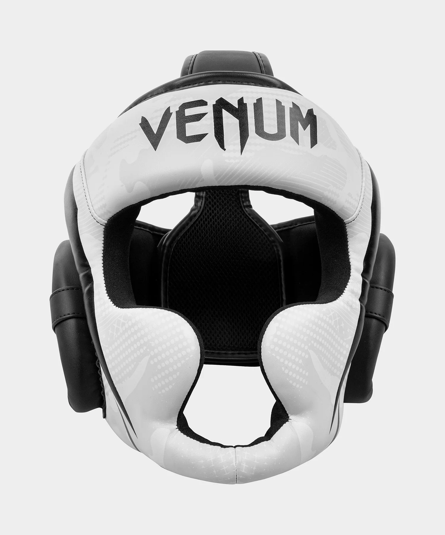 Venum Elite Boxing Headgear - White/Camo