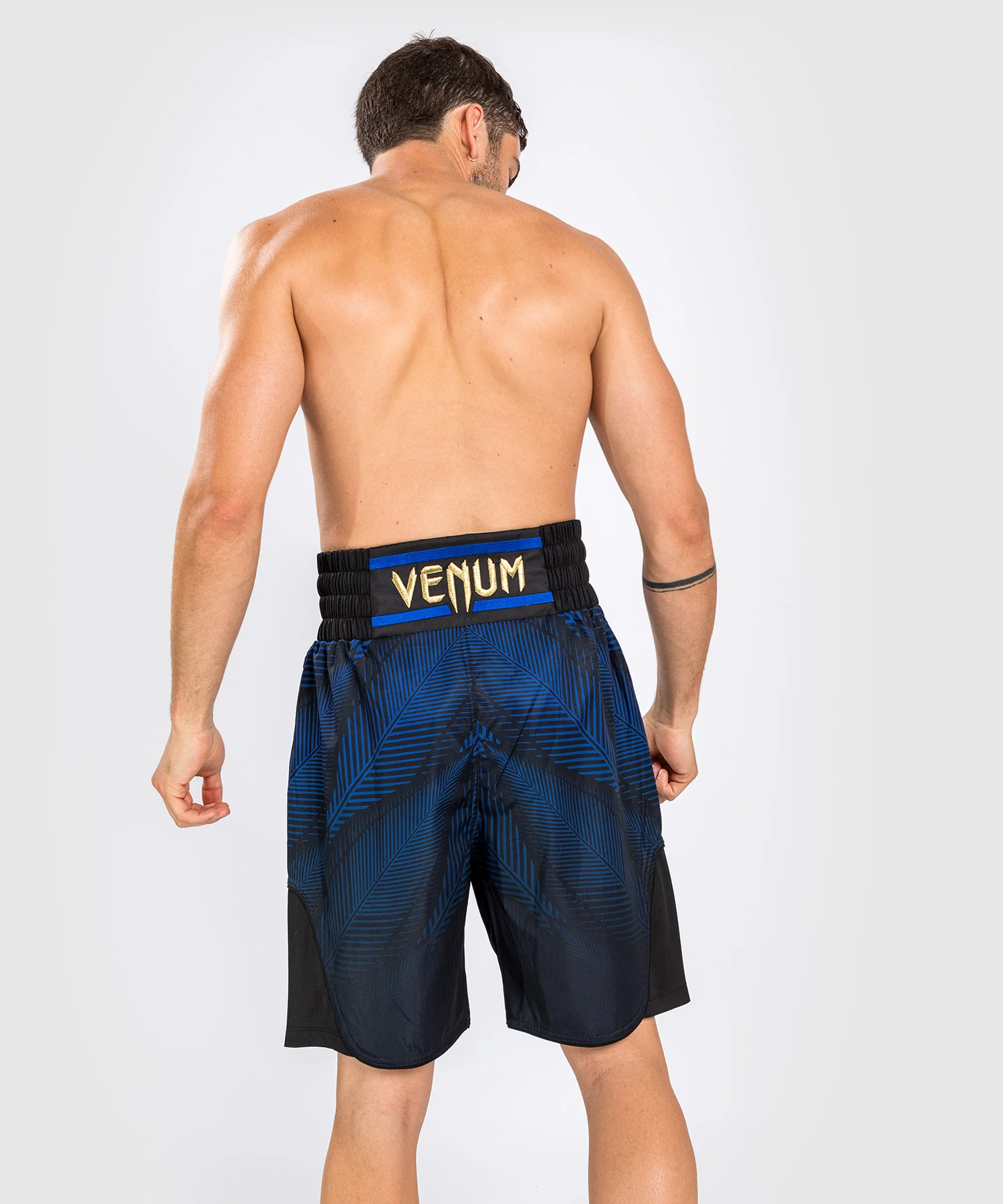 Venum Phantom Loma Boxing Short - Black/Blue
