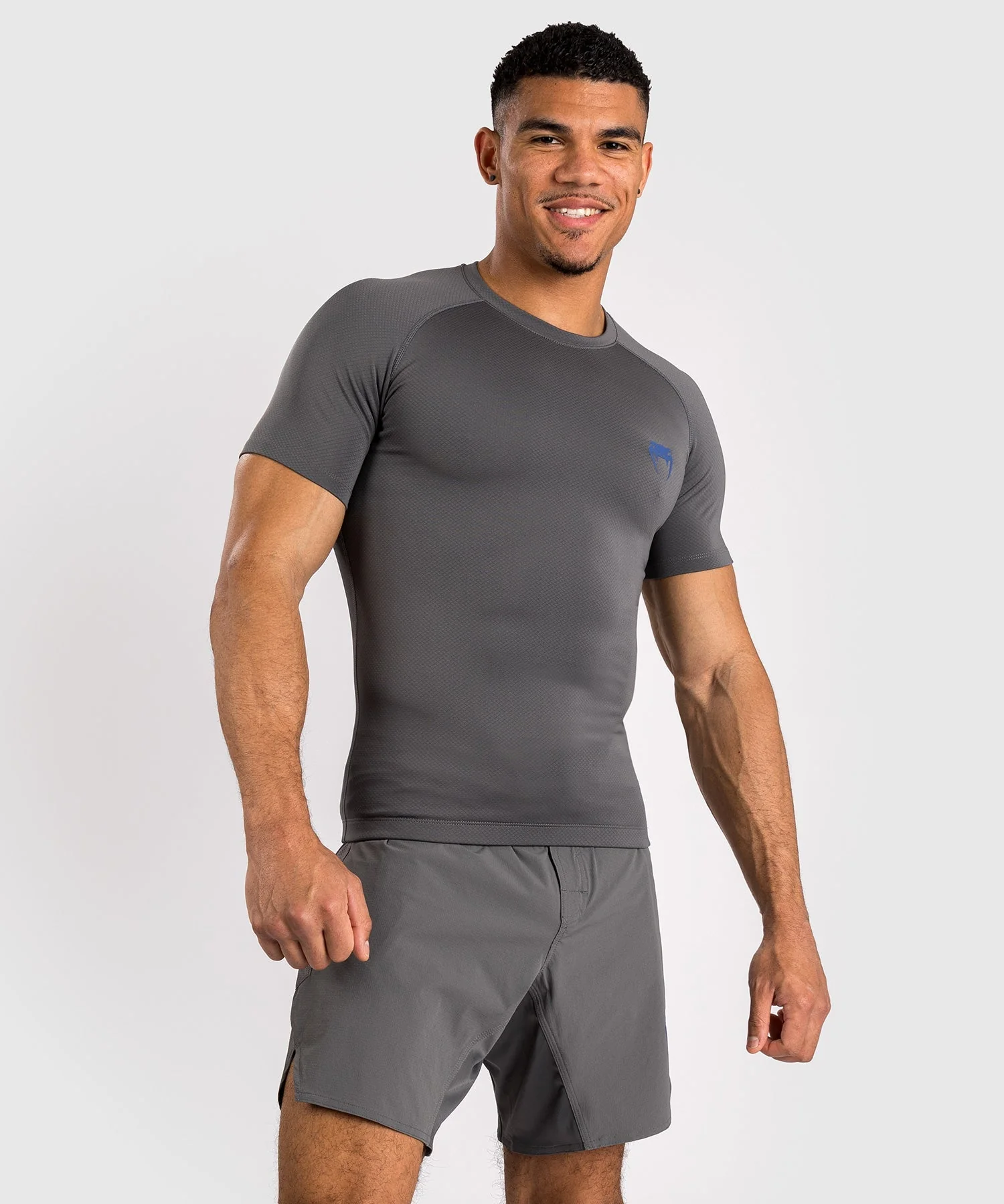 Venum Contender Men's Short Sleeve Rashguard - Grey