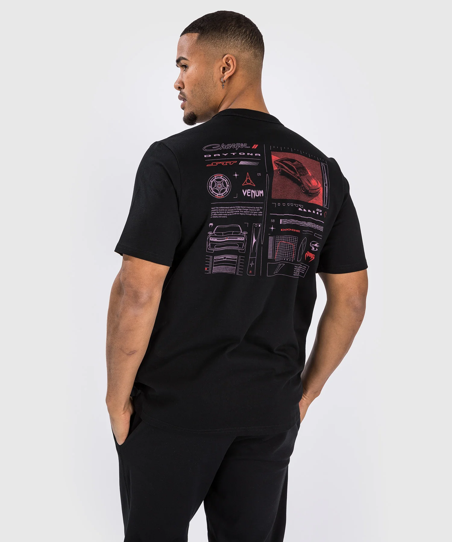 Venum x Dodge Banshee Men's T-Shirt - Black