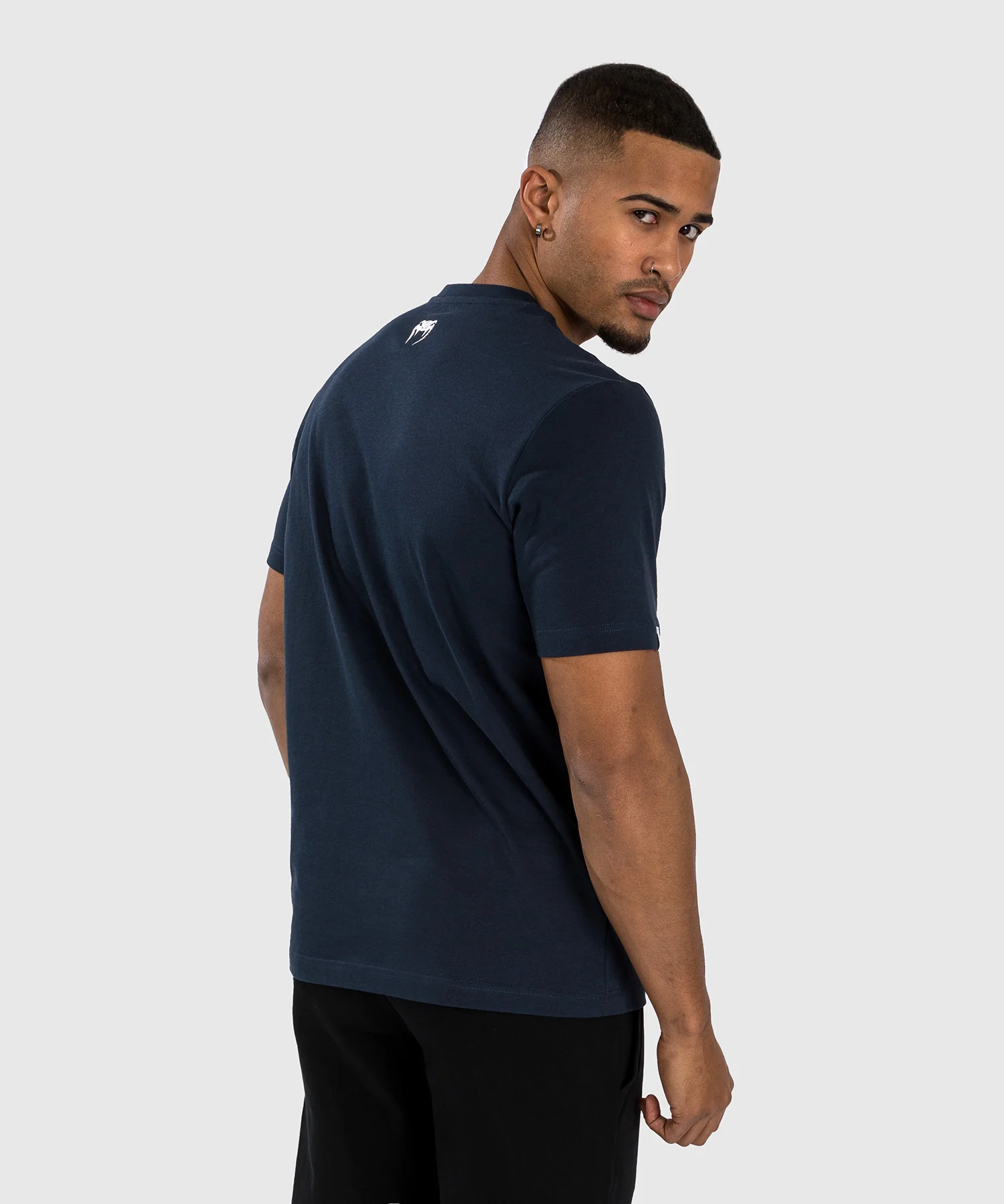 Venum Made in Fightland T-Shirt - Navy Blue/White