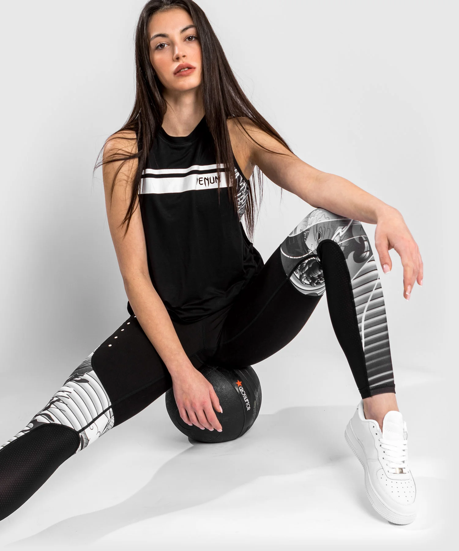 Venum YKZ21 Women's Tank Top – Black/White