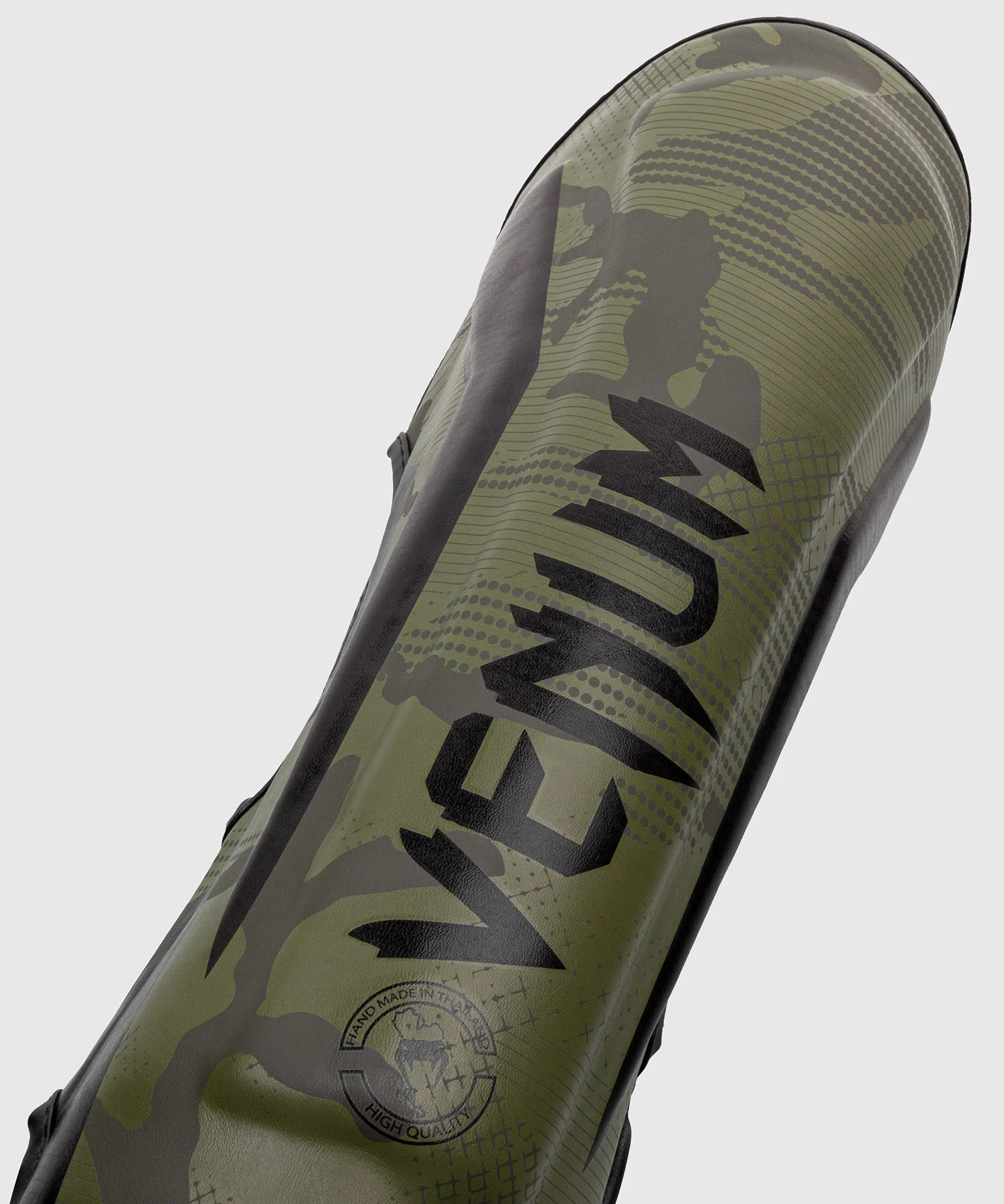 Venum Elite Shin Guards - Khaki camo