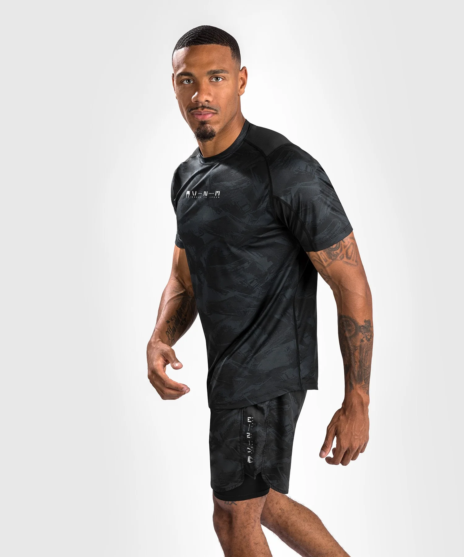 Venum Electron 3.0 Dry Tech T-Shirt - Short Sleeves - Black