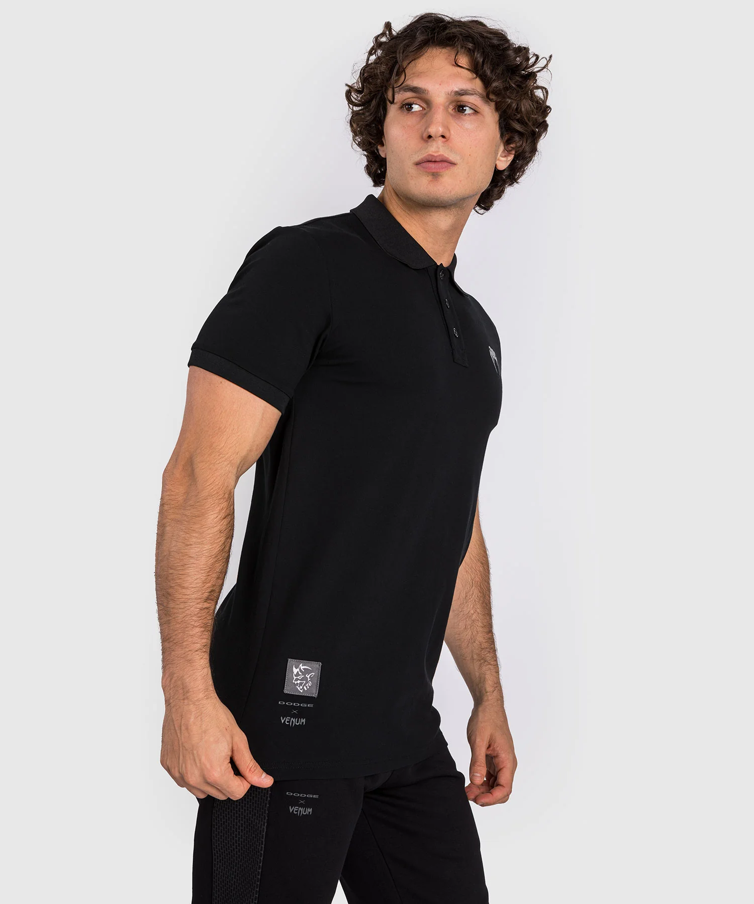 Venum x Dodge Demon 170 Men's Polo Shirt - Black