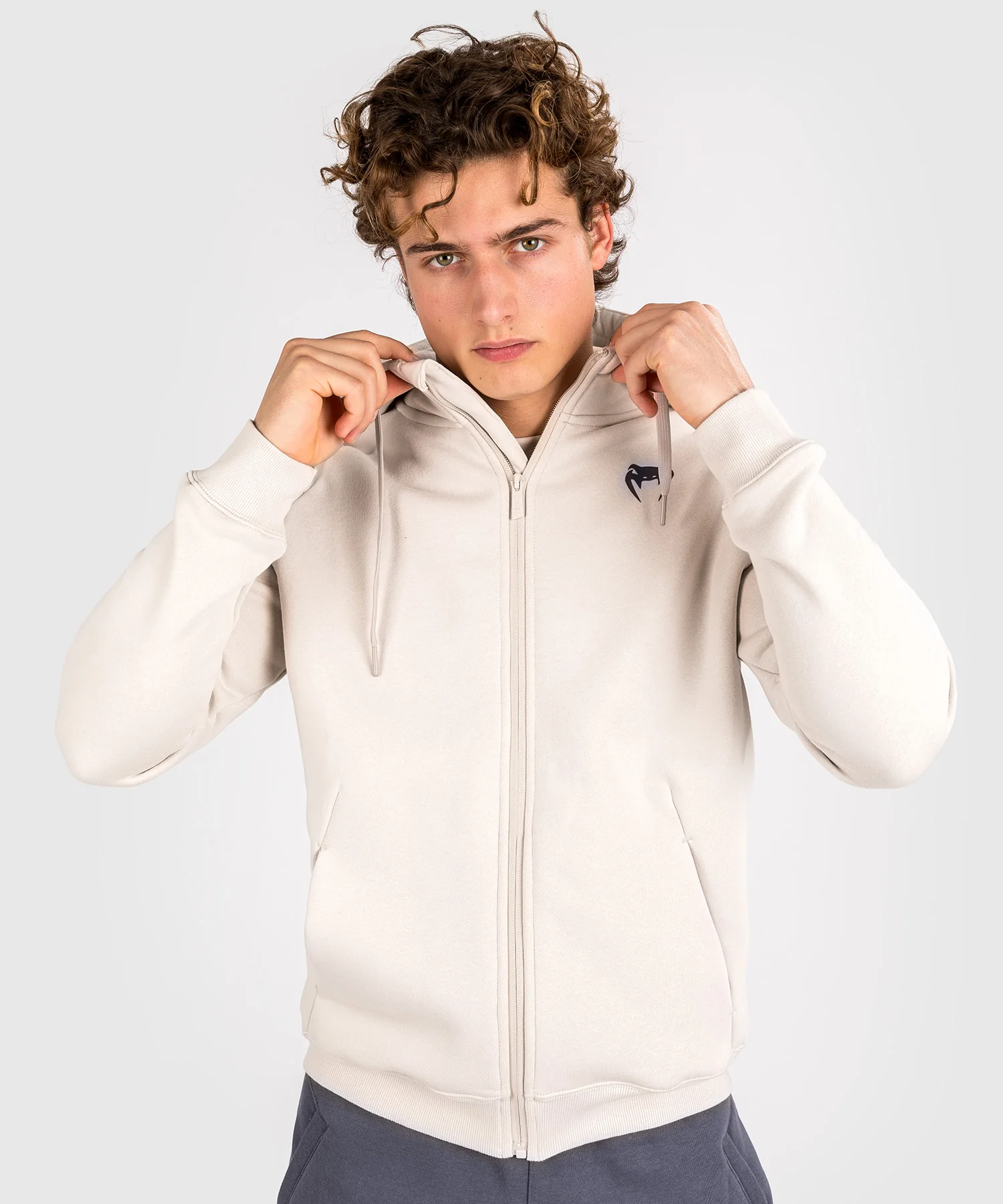 Venum Strikeland Full Zip Hoodie - Greige