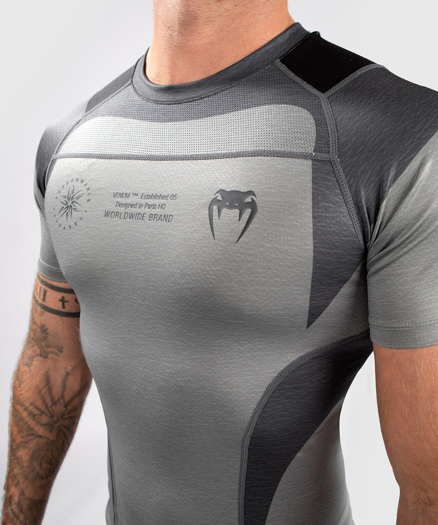 Venum Stone Rashguard - Short Sleeves - Mineral Green