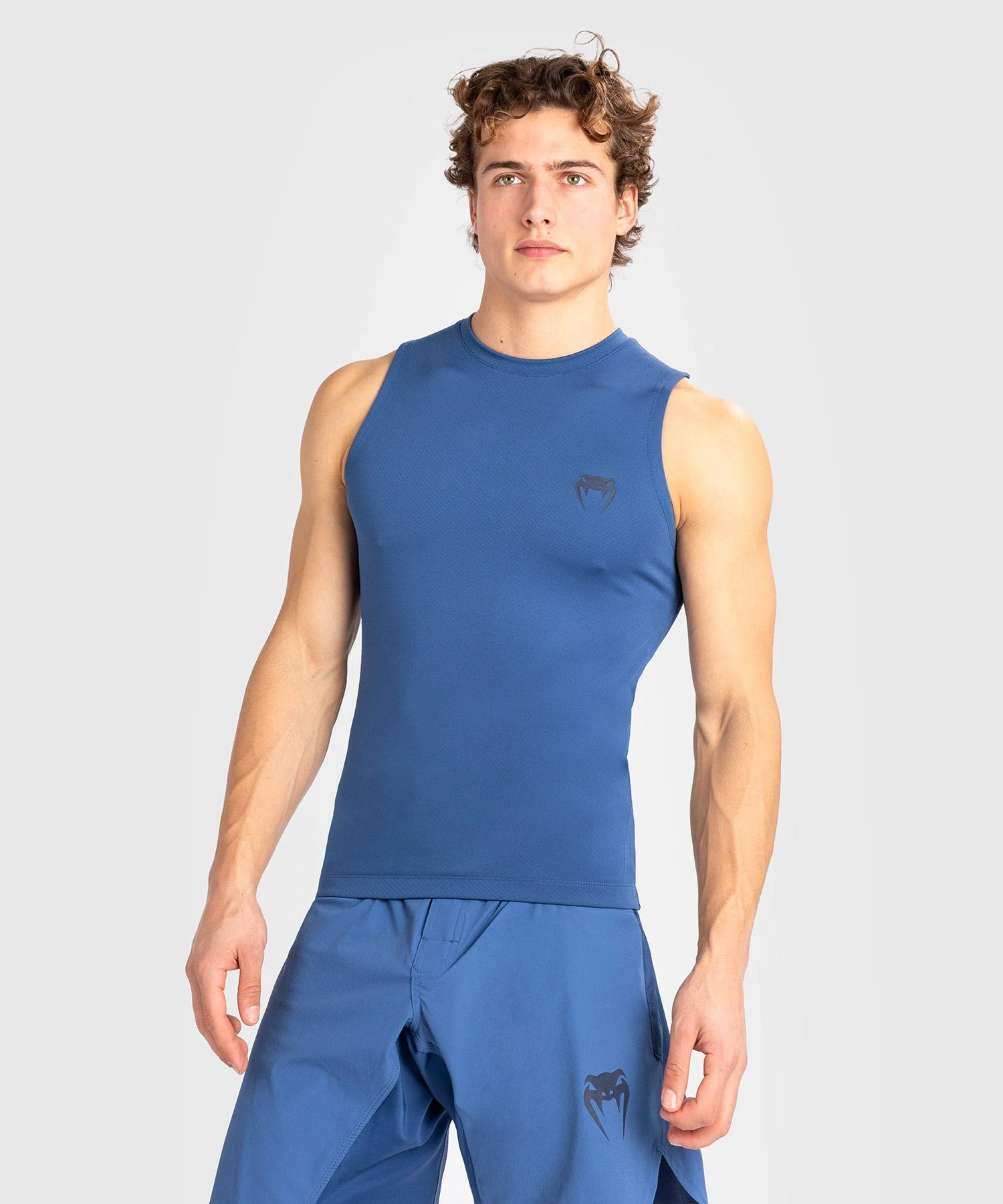 Venum Contender Men's Sleeveless Rashguard - Blue