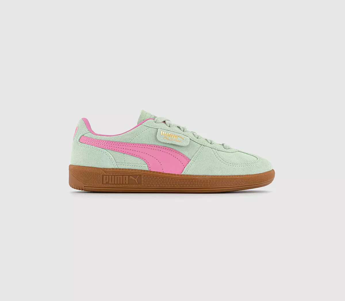 Puma Palermo Trainers  Fresh Mint Fast Pink