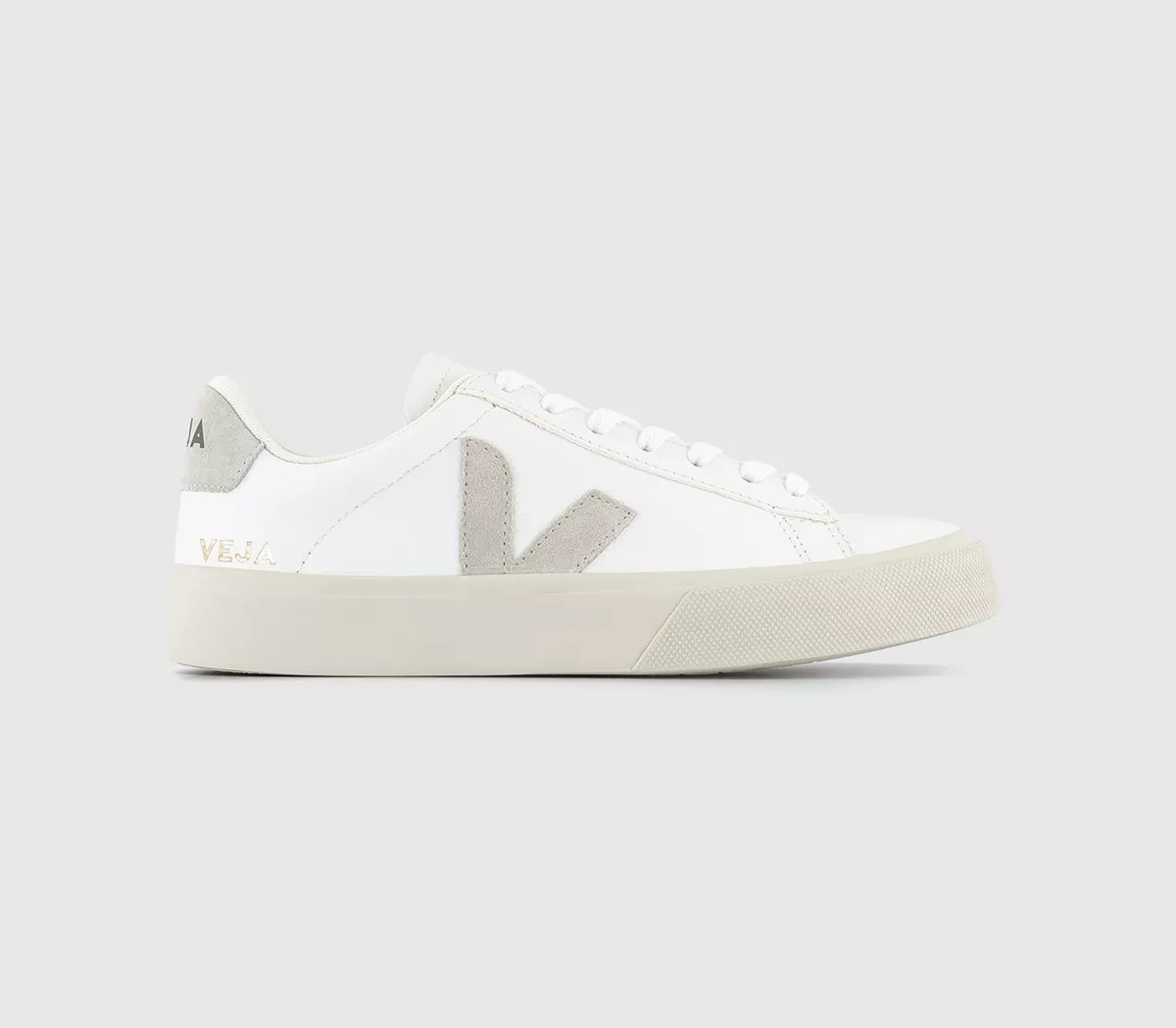 VEJA Campo Trainers White Natural Leather  F