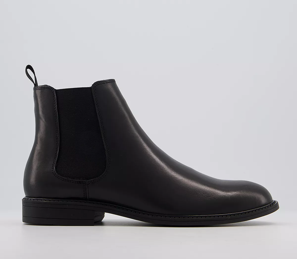 OFFICE Bruno Chelsea Boots Black Leather