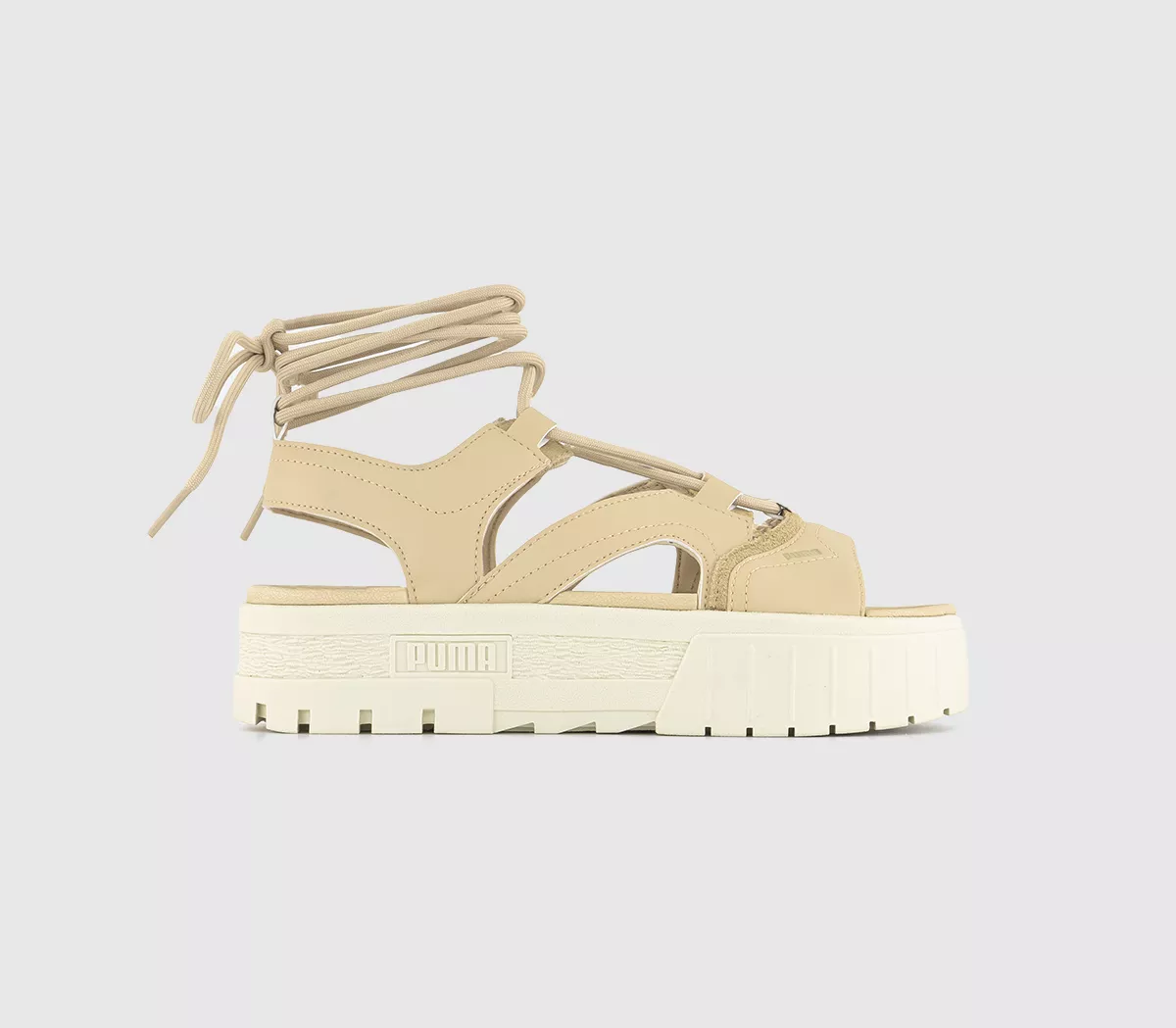 Puma Mayze Sandal Laces Granola Frosted Ivory