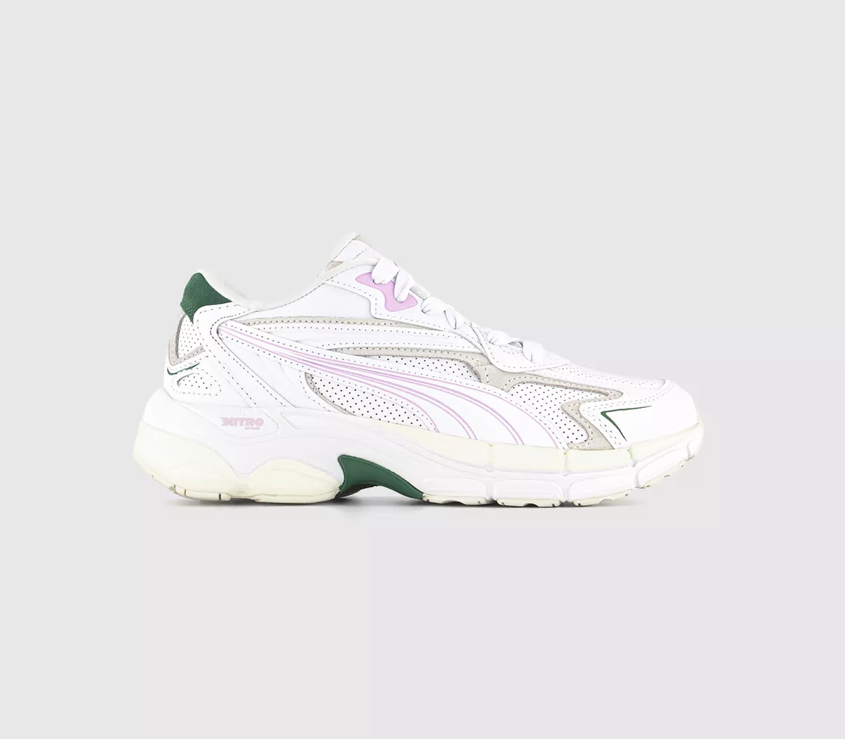 Puma Teveris Nitro Thrifted Trainers  White Vine