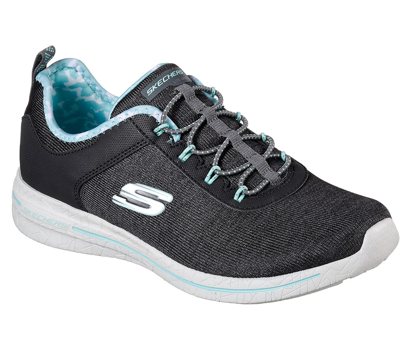Skechers Women Burst 2.0 - Sunny Side Charcoal/Light Blue