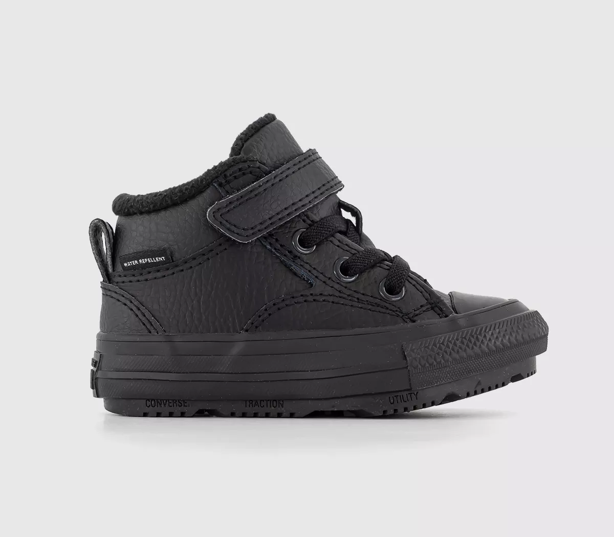 Converse All Star Hi 1vlace Infant Trainers  Black