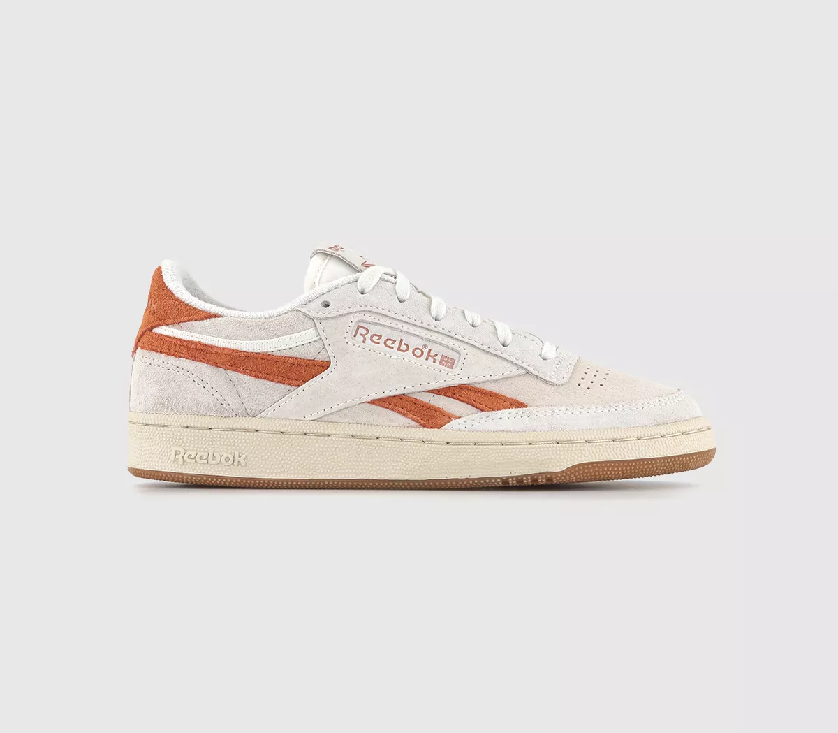 Reebok Club C Revenge Trainers  Chalk Burnt Orange Burnt Orange