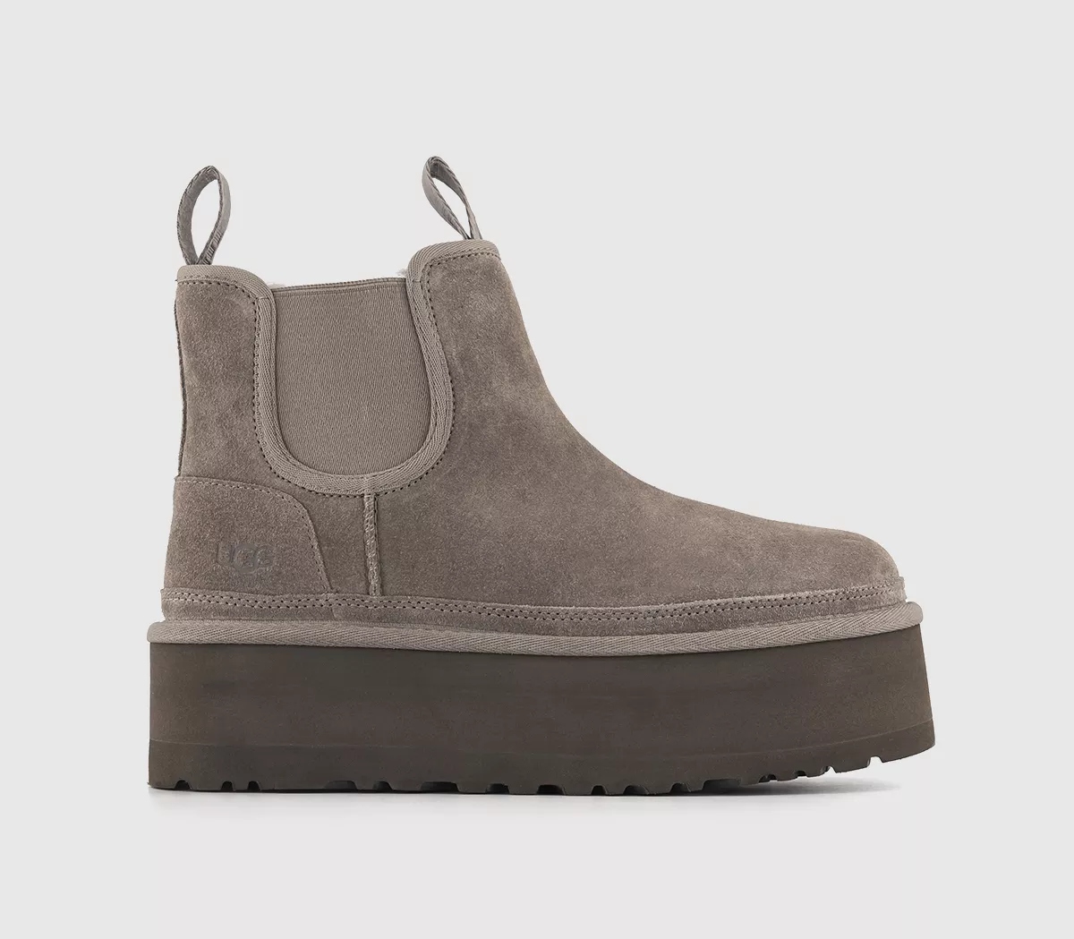 UGG Neumel Platform Chelsea Boots Smoke Plume