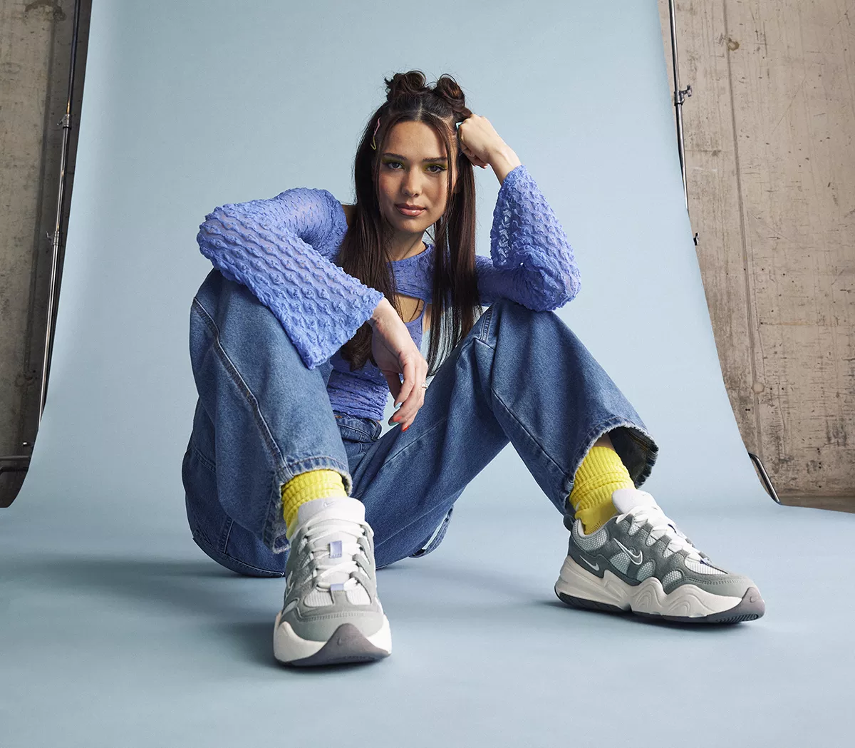 Nike Nike Tech Hera Trainers Light Silver Mica Green Sail Flat Pewter