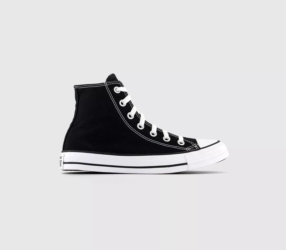 Converse All Star Hi Trainers Black Canvas