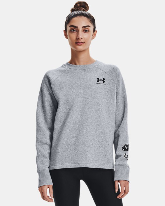 Women's UA Rival Fleece Graphic Crew