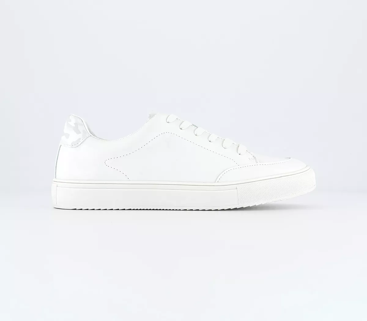 OFFICE Caden Lace Up Trainers White