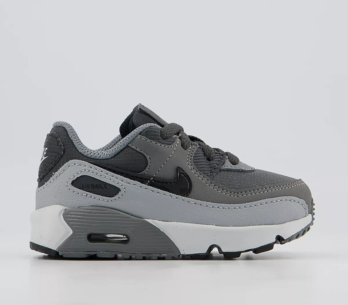 Nike Air Max 90 Infant Trainers Anthracite Black Dark Grey Cool Grey