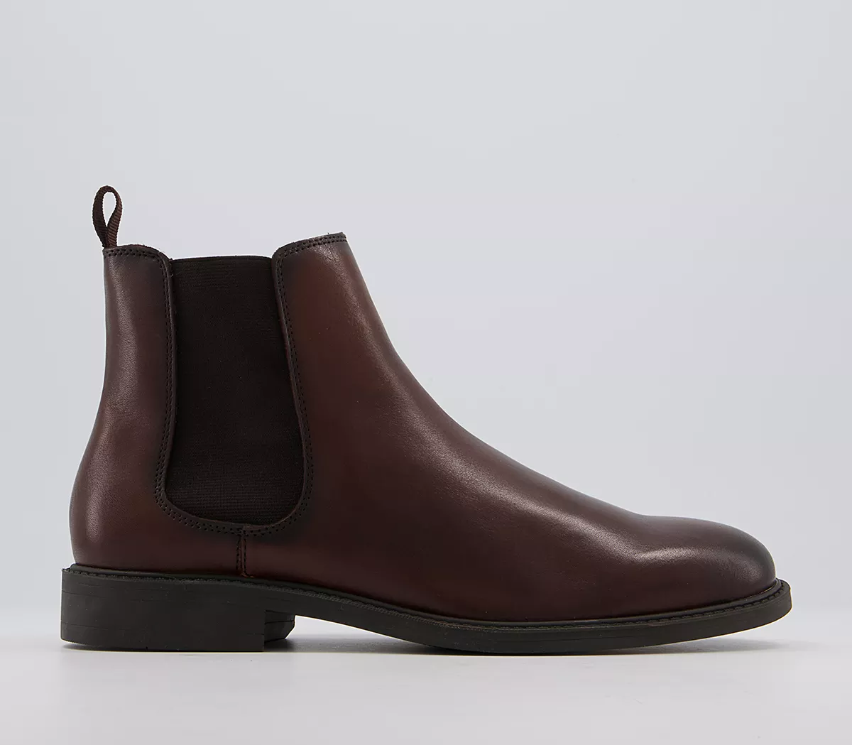 OFFICE Bruno Chelsea Boots Brown Leather