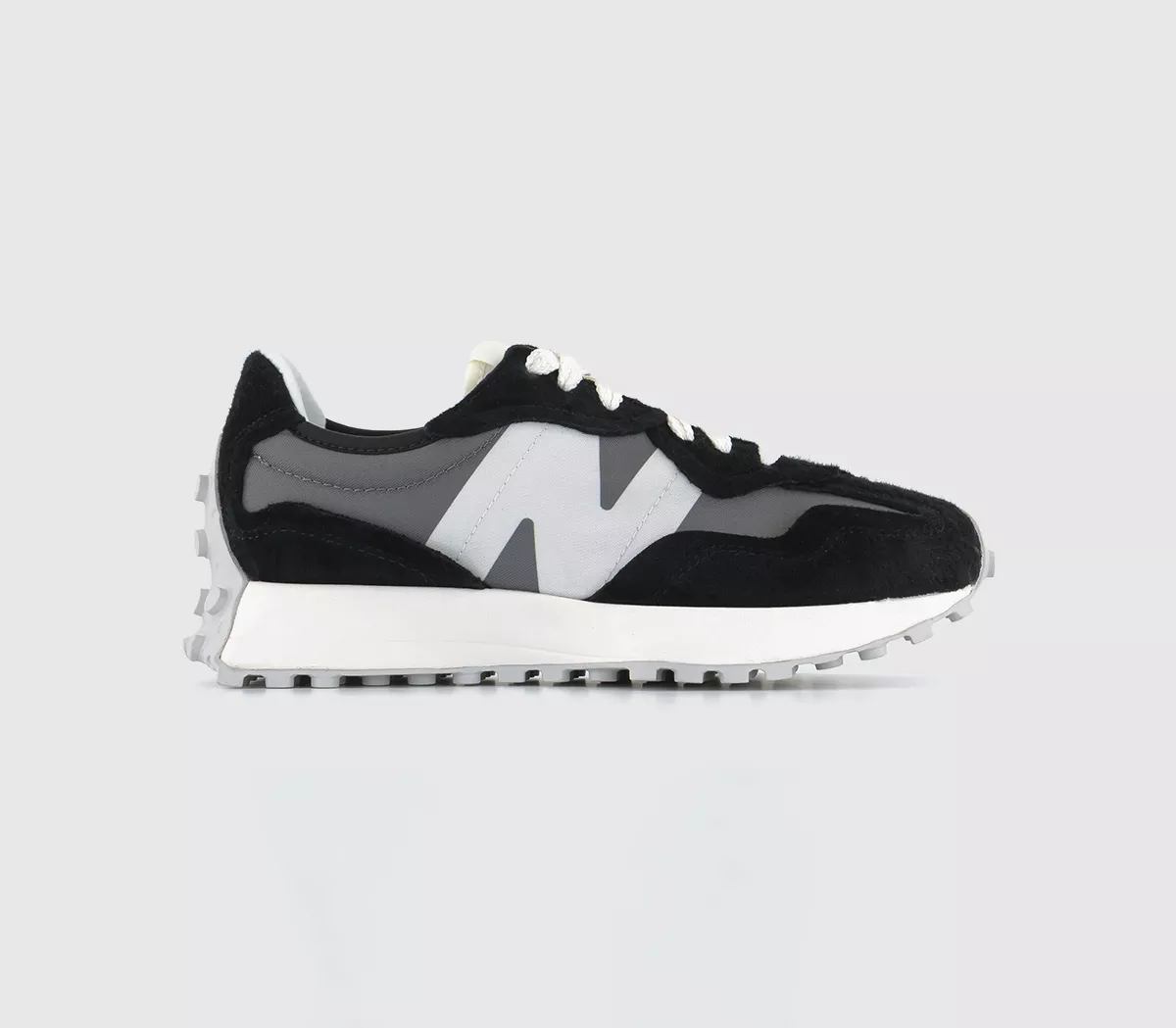 New Balance 327 Trainers Grey Matter Black White