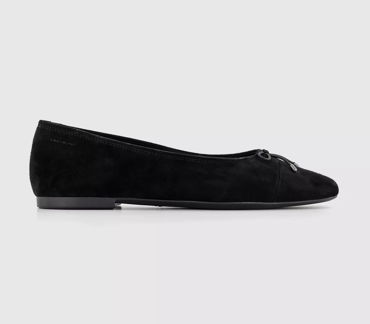 Vagabond Shoemakers Jolin Classic Ballerina Black Suede