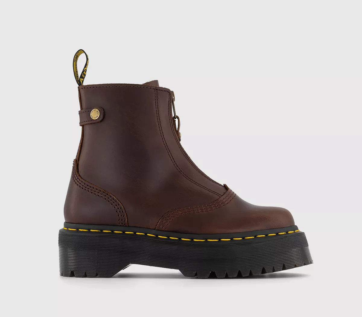 Dr. Martens Jetta Platform Boots Brown
