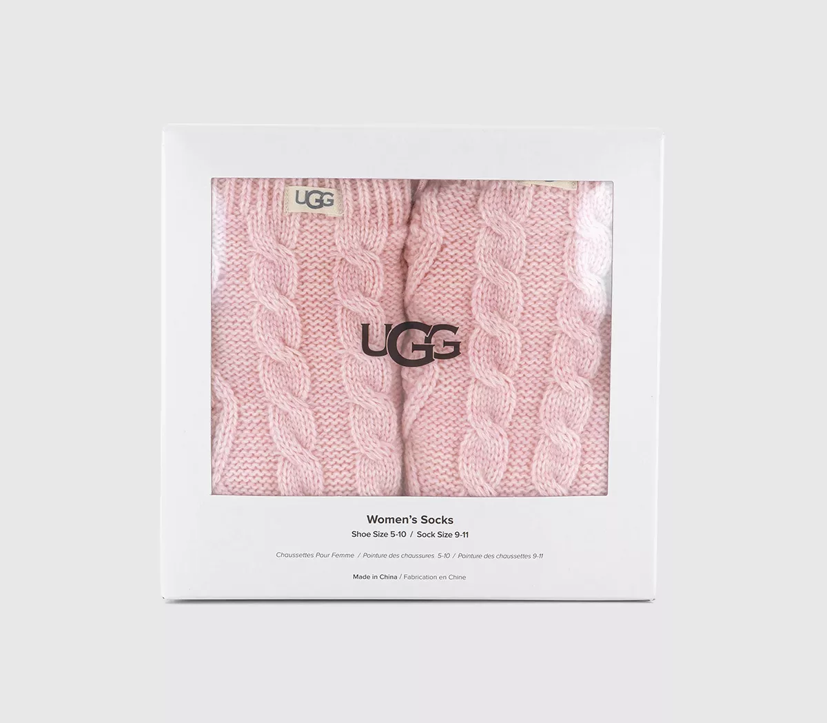 UGG Giftable Boxed Pom Pom Socks Seashell Pinkslpn
