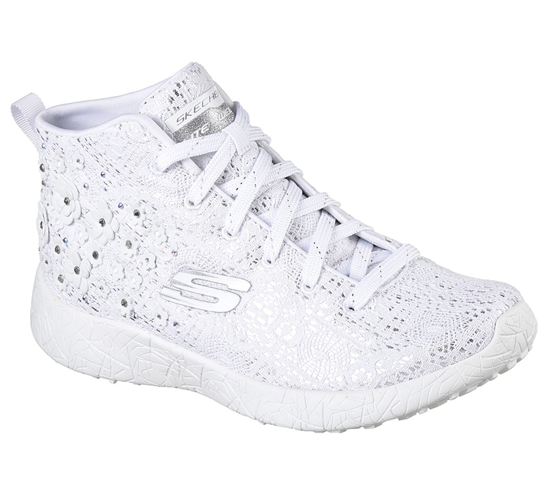 Skechers Women Burst - Seeing Stars White/Sliver