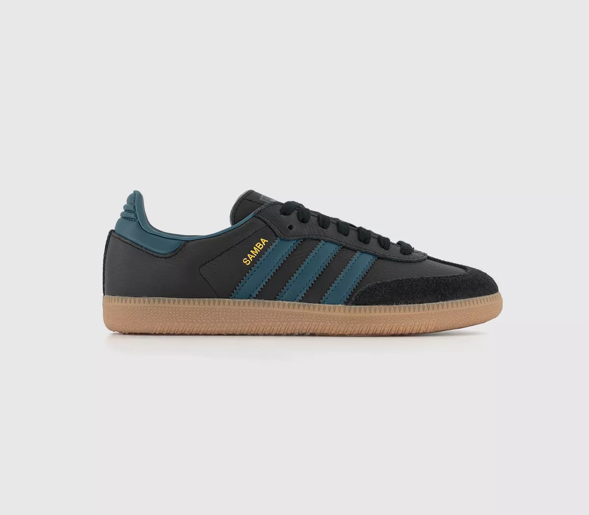 adidas Samba OG Trainers Core Black Artic Night Gum