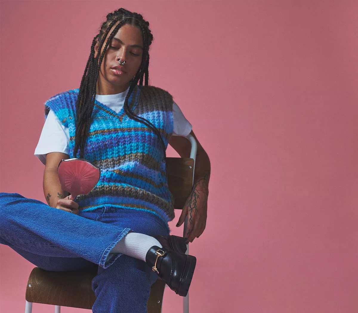 OFFICE Franks Chunky Snaffle Leather Loafers Black Leather